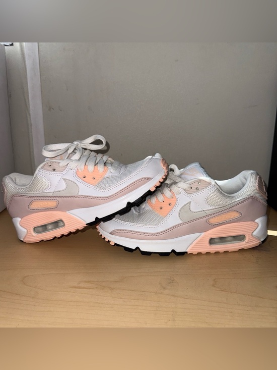 Nike Shoes - Nike Air Max 90 White Pink Barely Rose Women's Size 5.5W CT1030-101 Preowned